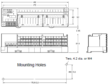 SRT2-[]D16T(-1) Dimensions 1 