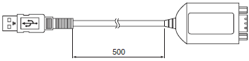 CS1W-CIF31 Dimensions 1 