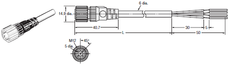 E3ZS, E3FS Dimensions 16 