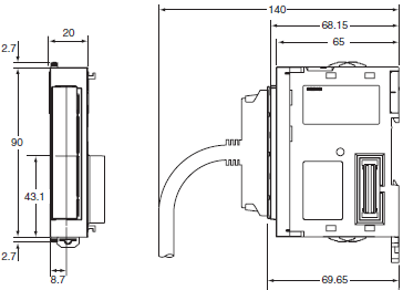 FQM1 Series Dimensions 6 