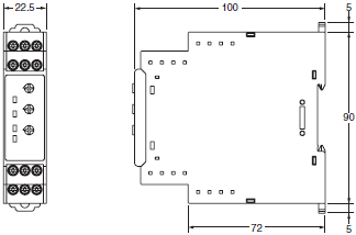 K8AB Series Dimensions 15 