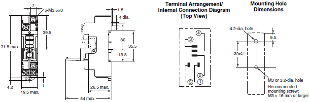 G2R-[]-S (S) Dimensions 11 