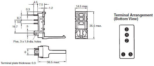 G2R-[]-S (S) Dimensions 16 