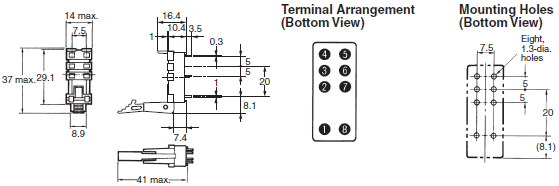 G2R-[]-S (S) Dimensions 21 