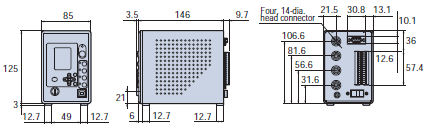 ZUV-C20H / 30H Dimensions 3 