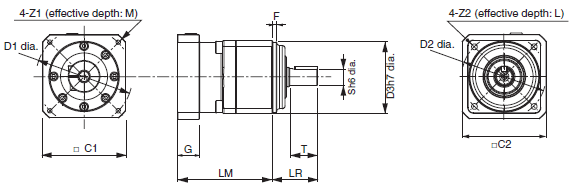 R88M-G, R7D-BP Dimensions 22 