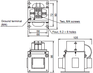 R88M-G, R7D-BP Dimensions 33 