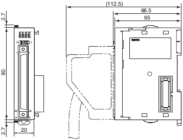 CJ1W-OC / OA / OD Dimensions 4 