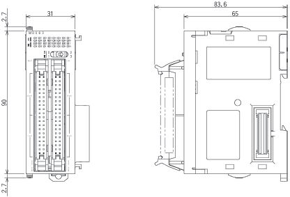 CJ1W-MD Dimensions 6 