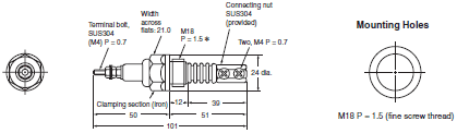 BF-[](R) / BS-1(T) Dimensions 6 