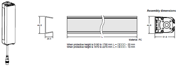 F3SR-B Dimensions 26 