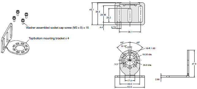 F3SR-B Dimensions 7 