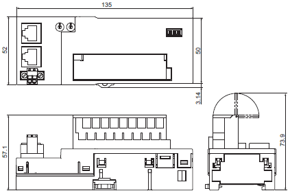 GX-AD0471 / DA0271 Dimensions 1 