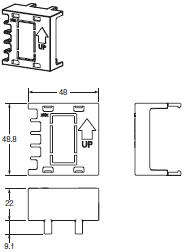 E5CN-HT Dimensions 4 