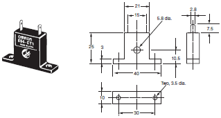 E5CN-HT Dimensions 7 