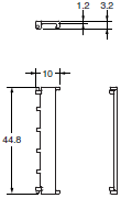 E5AN-HT, E5EN-HT Dimensions 5 