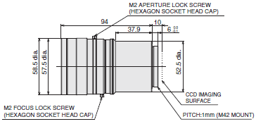 3Z4S-LE VS-L / M42-10 Series Dimensions 1 