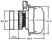 A22NN / A22NL Dimensions 15 