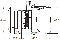 A22NN / A22NL Dimensions 10 