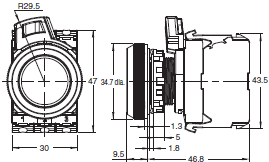 A30NN / A30NL Dimensions 2 