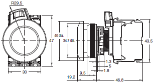 A30NN / A30NL Dimensions 10 