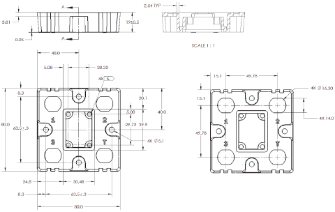 MicroHAWK V430-F / V420-F / V330-F / V320-F Dimensions 14 