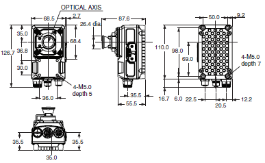 FHV7 Series Dimensions 5 