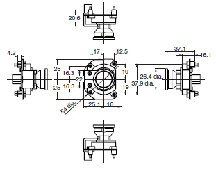 FHV7 Series Dimensions 9 