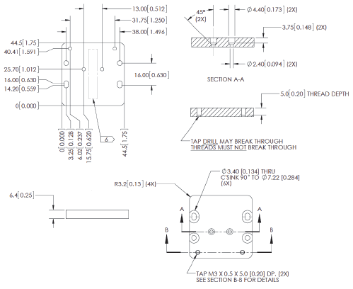 MicroHAWK F430-F / F420-F / F330-F / F320-F Dimensions 8 