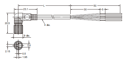 E3X-ZV / MZV Dimensions 14 
