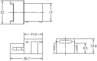 DeviceNet Peripheral Devices Dimensions 13 