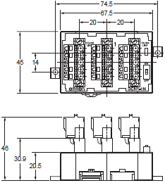 DeviceNet Peripheral Devices Dimensions 4 