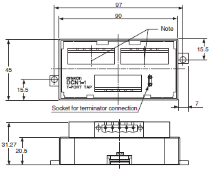 DeviceNet Peripheral Devices Dimensions 5 