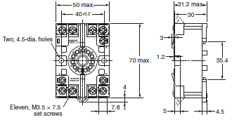 H7CC-A Dimensions 26 