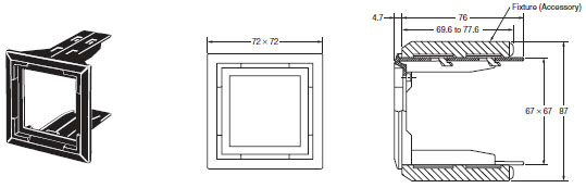 E5CN-H Dimensions 13 