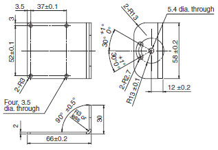 V400-R1 Dimensions 6 Mounting Bracket_Dim